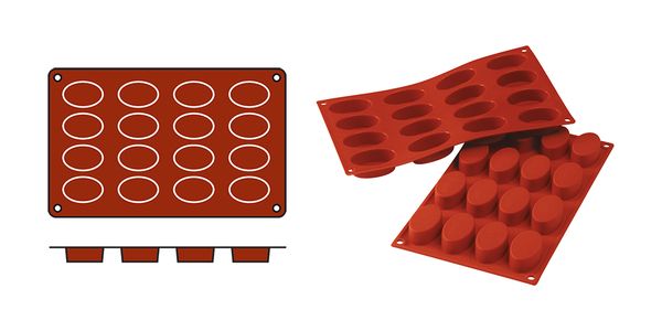 bakmat Ovals-Small (cap.16st.)