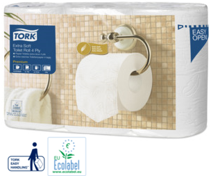 Tork Toiletpapier 4L Wit 150 Vel  Prem. 7x6rol