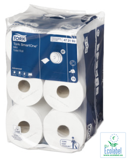 Tork SmartOne® Mini Toiletpapier 2L Wit  Adv. 12rol