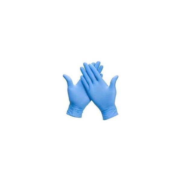 Handschoen Soft Nitril Blauw Ongepoederd Medium 10x100st