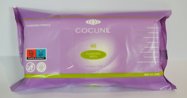 Cocune Cleansing wipes XXL 12x48st